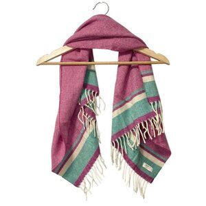 McNutt 100% Merino Lambswool Baby Blanket Sugar Pink — 40” x 27.5”